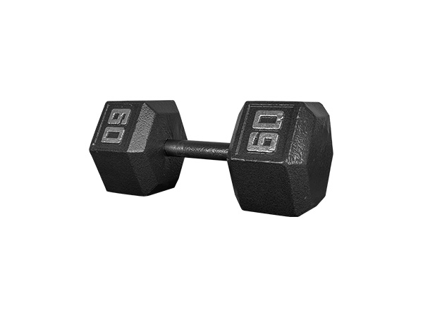 六角噴塑啞鈴60